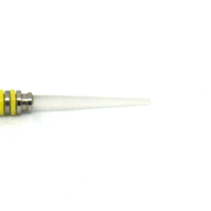 Tips Laser 0.6 x 17 mm, anneau jaune, par 5